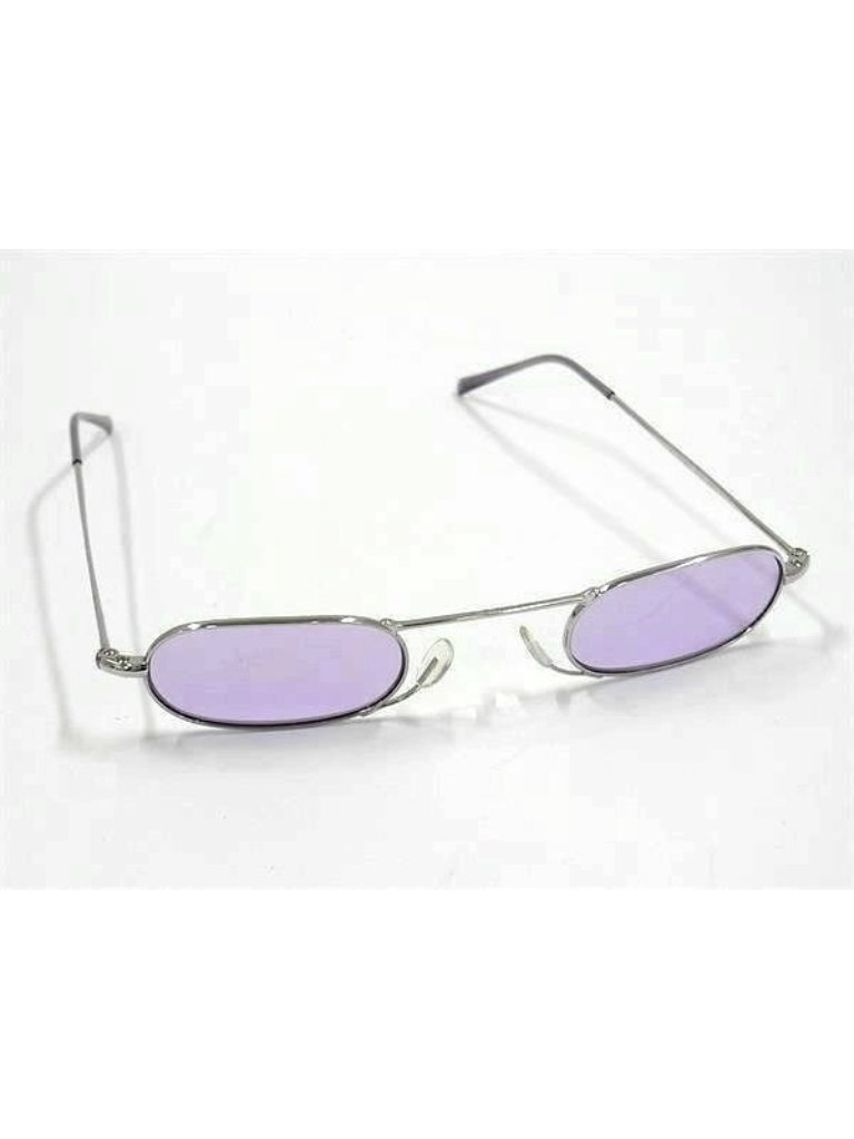 Gucci Sunglasses S Silver Lens Clear Purple Metal Child Eyewear